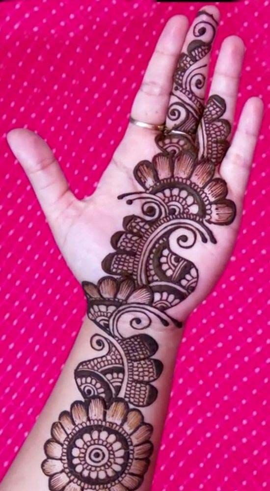 51 Beautiful Mylanchi designs for hands || Kerala mehndi designs ...