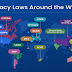 Privacy Laws Around the World #infographic