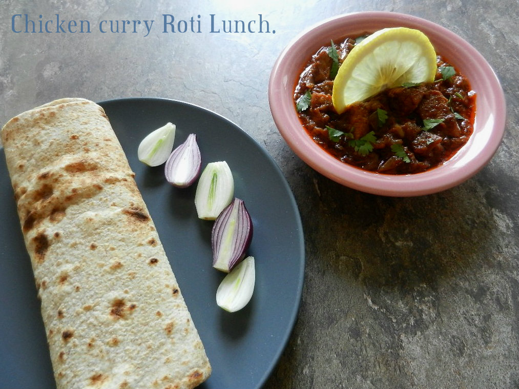 Sizzling Indian Recipes..... Spicy Home style Indian chicken curry for