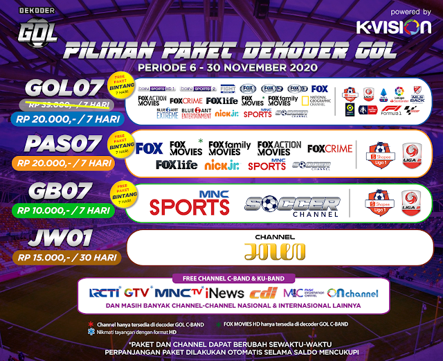 Brosur Terbaru KVision Bromo, Cartenz , KVision GOL