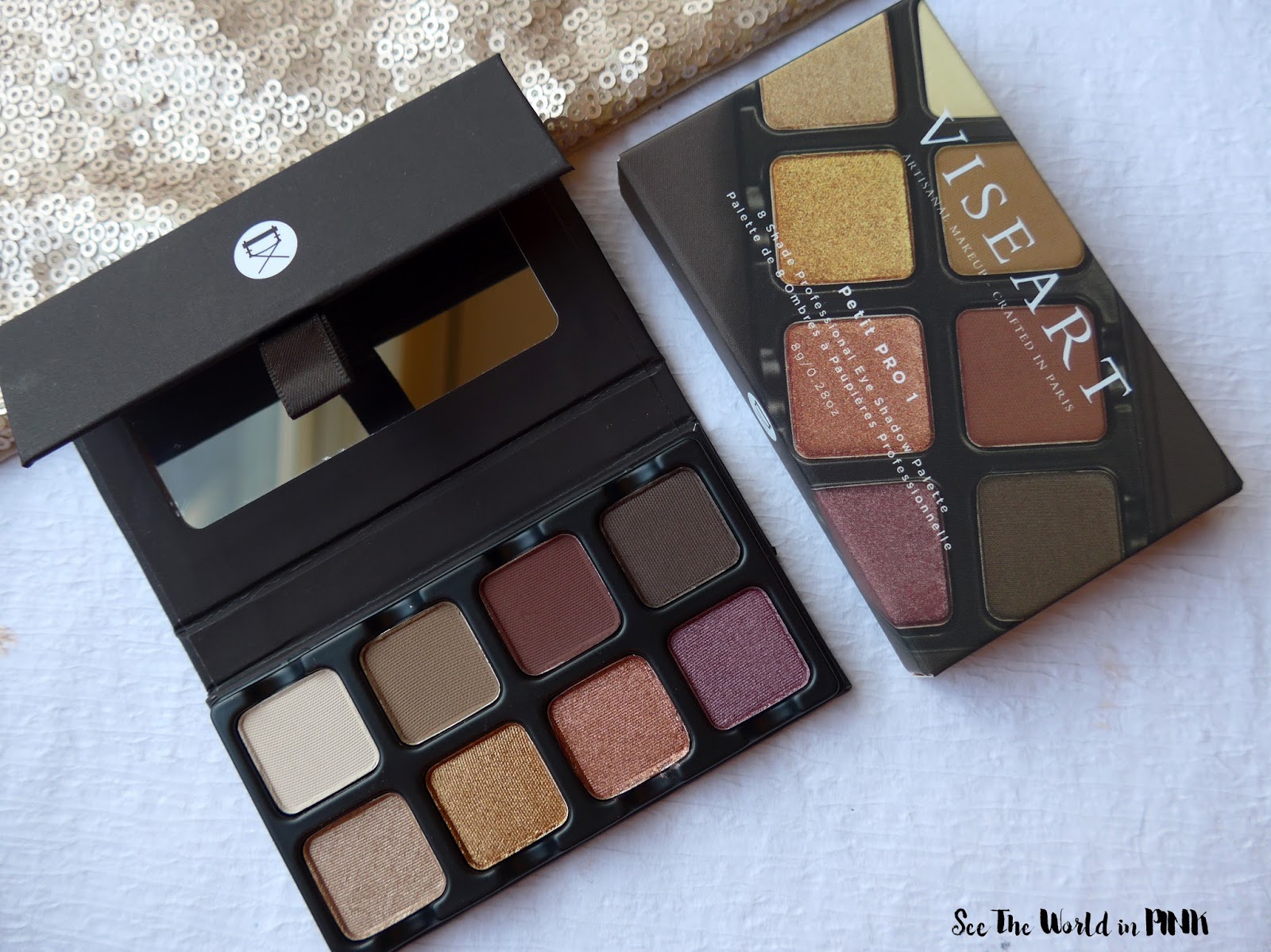 Viseart Petit Pro 1 Eyeshadow Palette - Review, Swatches and Makeup Look! 