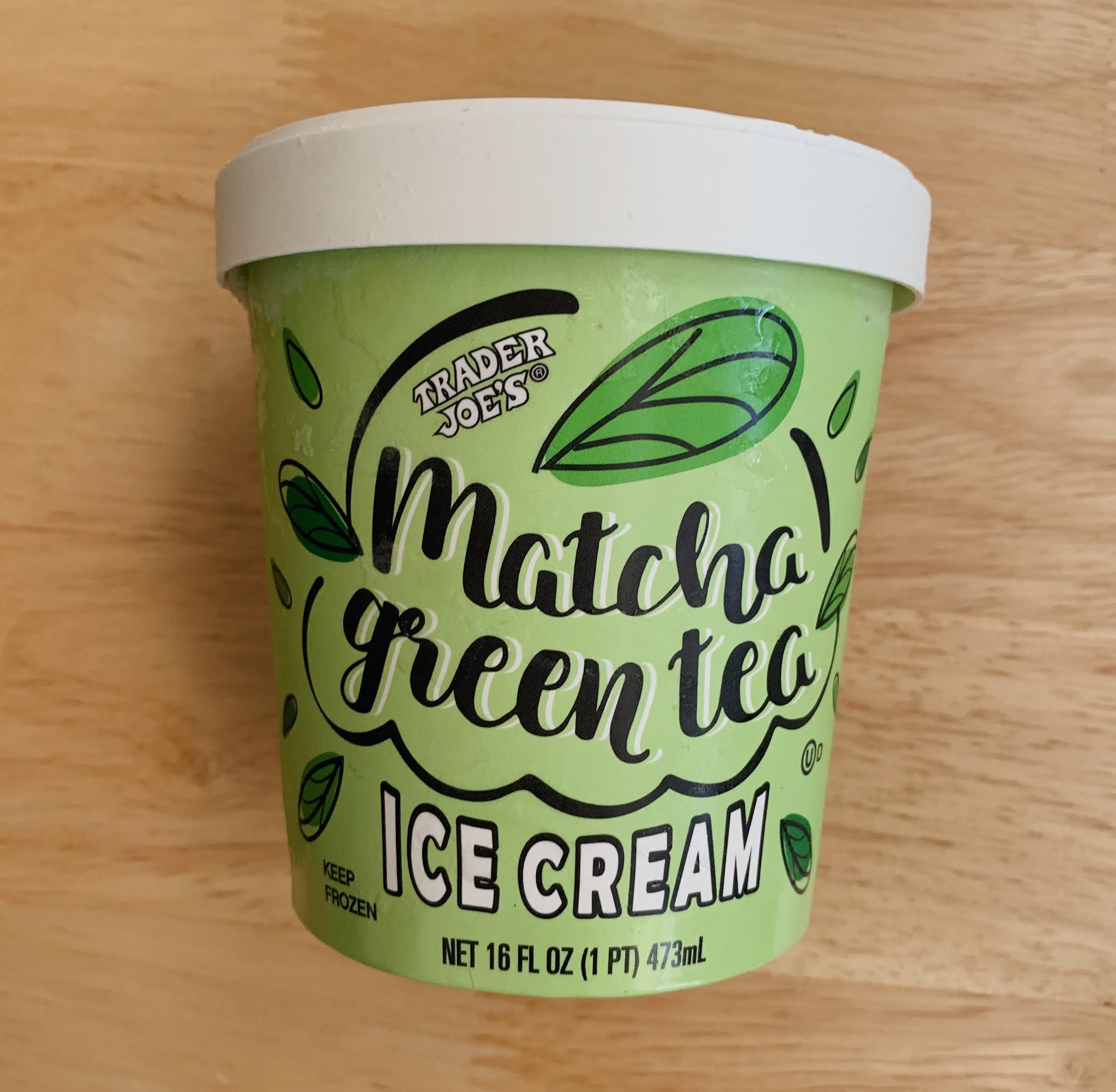 Trader Joe's Matcha Green Tea Ice Cream