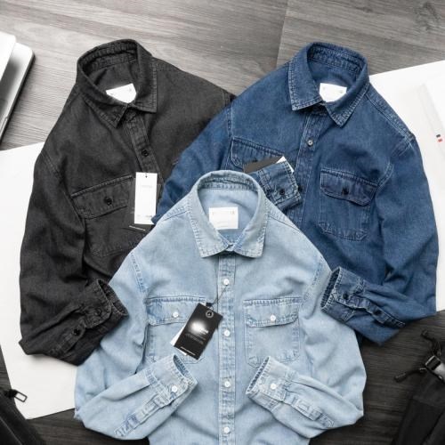 Áo sơ mi denim pull bear