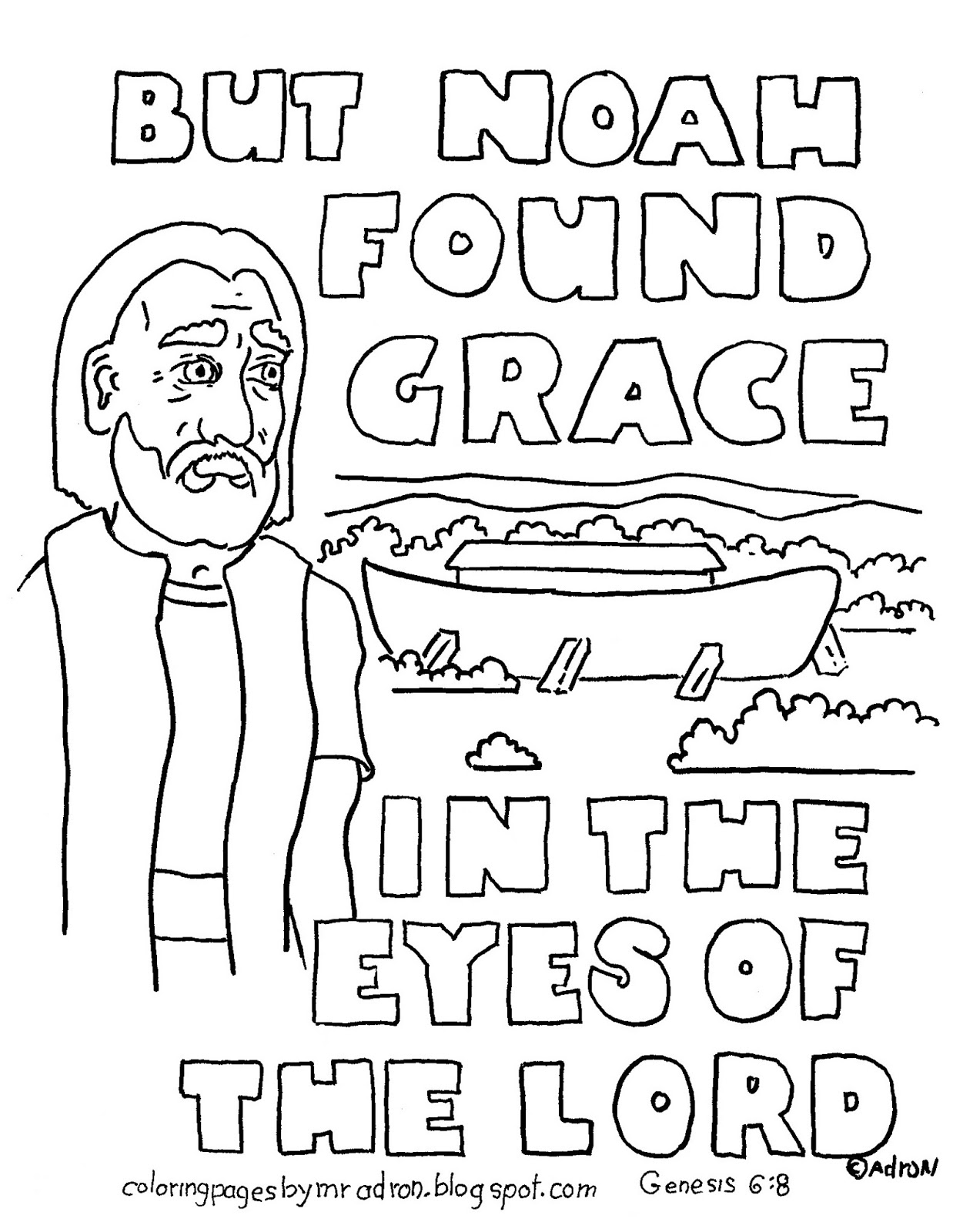 Noah Bible Coloring Pages Coloring Pages