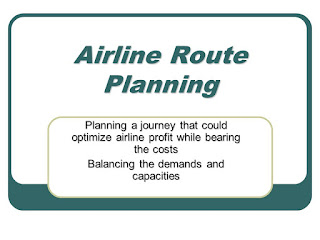 Airline - Route Planning تخطيط الرحلات او المسارات