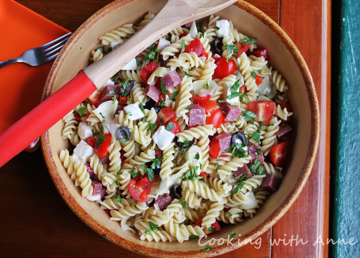 Cooking with Anne Antipasto Pasta Salad