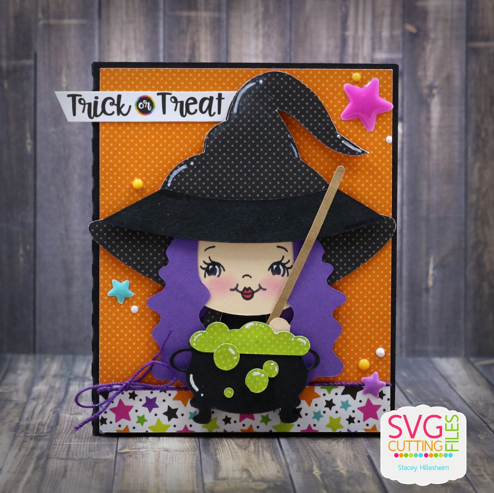 Stacey's Creative Corner Trick or Treat Candy Card