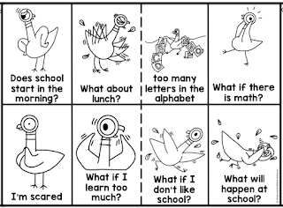 THE PIGEON HAS TO GO TO SCHOOL! BOOK CRAFT ~ Book Units by Lynn