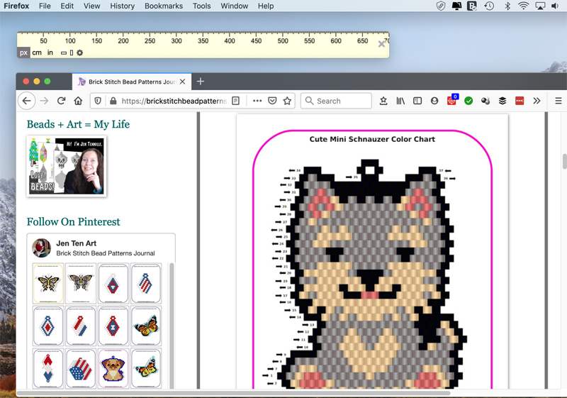 How to Use an On Screen Ruler on Your Computer for Beading and Other ...