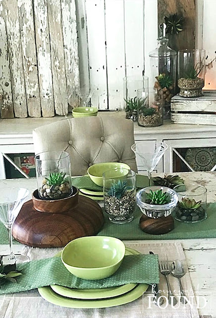 decorating with succulents, succulents, cacti, boho decor, boho style, home decor, diy, diy home decor, fall home decor, fall decorating, tablescapes, fall tablescape, entertaining, party decor, faux succulents,  tutorial, crafting, salvaged upcycled, repurposed, trash to treasure, fall, transitional