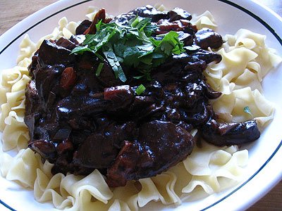 Vegetarian Mushroom Bourguignon