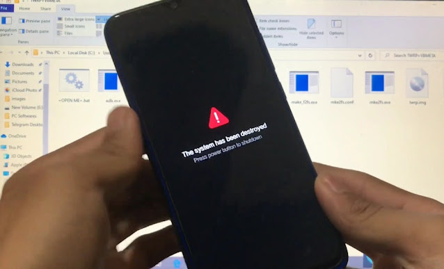Solusi Redmi 8 Olive Brick Mati / System Has Been Destroyed Via Remote Online