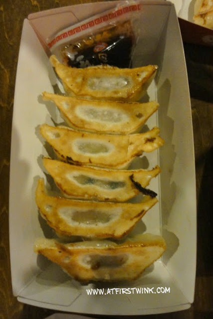 Pan-seared gyoza from Gyoza stadium in Sunshine City, Ikebukuro