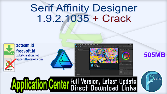 Serif Affinity Designer 1.9.2.1035 + Crack_ ZcTeam.id