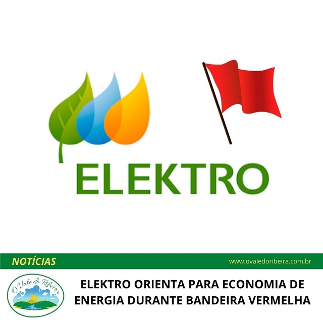 Elektro orienta para economia de energia durante bandeira vermelha