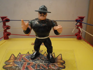 WWF Hasbro CUSTOM Sgt Slaughter action figure