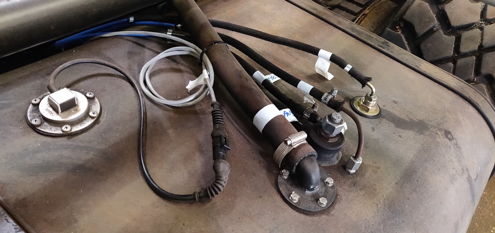 Tatra Overland Truck Build Auxiliary Fuel Tank