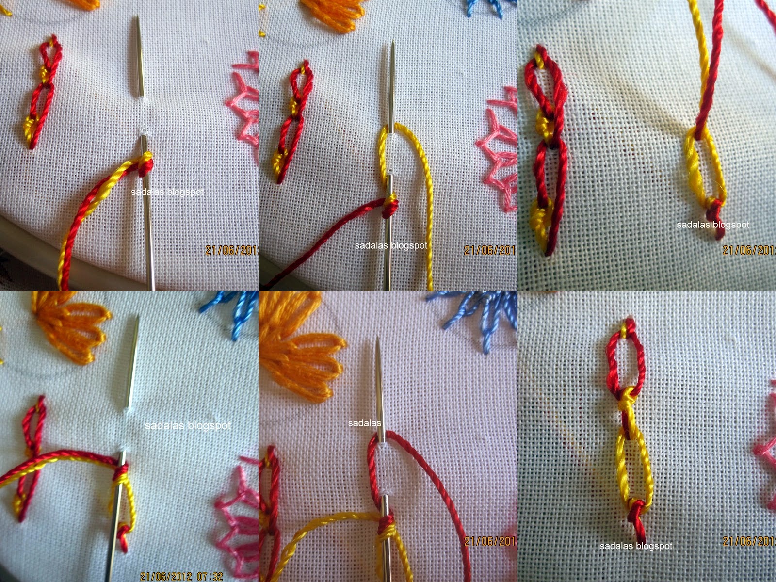 Sadala's Embroidery Cable Chain Stitch