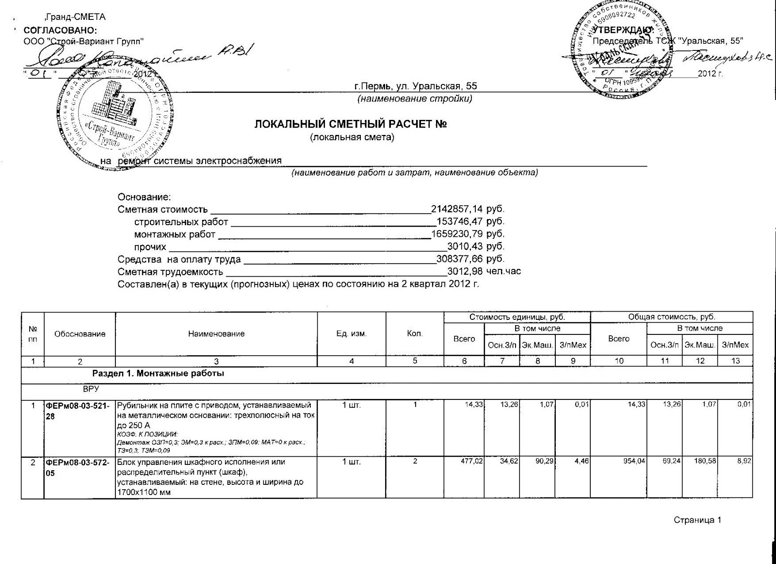 Согласовывает подрядчик. Согласование замены материала с заказчиком. Смета согласована. Письмо субподрядчику. Кто утверждает и согласовывает смету.