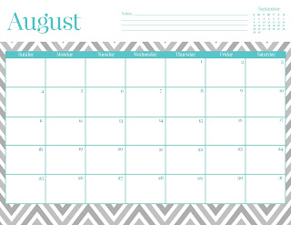 FREEBIE  //  2013 CHEVRON CALENDAR, Oh So Lovely Blog