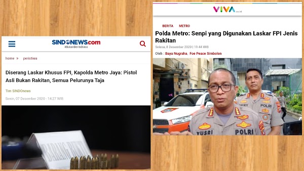 Kemarin Bilang Pistol Asli, Kini Polisi Sebut Pistol Rakitan