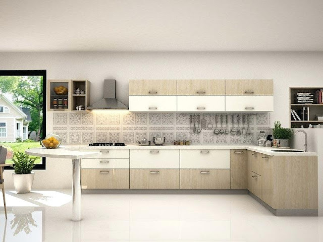 Kerala home design modular kitchen design