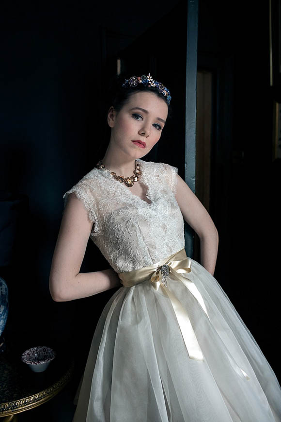 Vintage Wedding Dress of the Week: 1950s-style Chantilly. |Heavenly ...