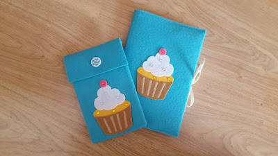Cupcakes notebook and pencil cover set Cupcakes notebook and pencil cover set