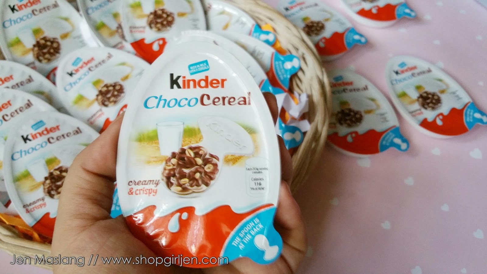 Shopgirl Jen PRODUCT FEATURE KINDER CHOCO CEREAL