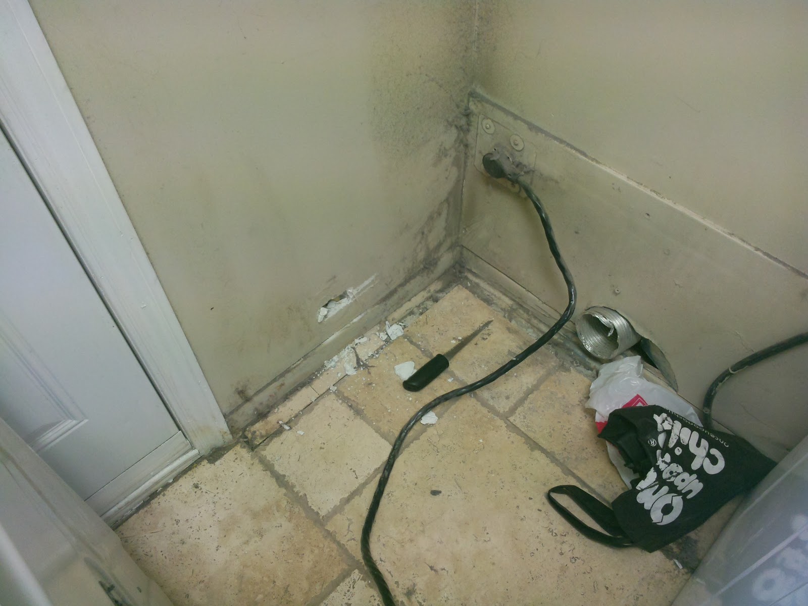 House of Frost Dryer vent relocate