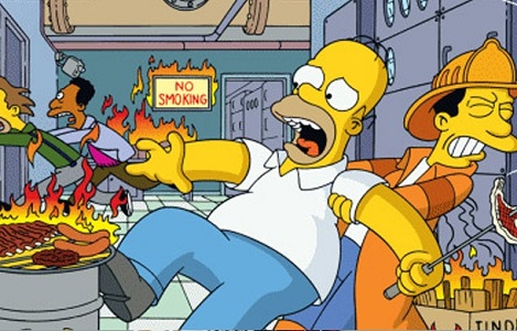 workplace safety hazards fire health homer simpson common avoidable risk chemical flame open hot ignition heat accidents injuries