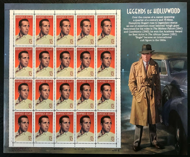 Humphrey Bogart Legends Of Hollywood - Sheet Of 20