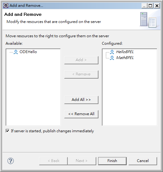 a cai 雜記: Create BPEL process with Eclipse BPEL designer and Apache ODE