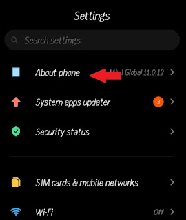 how to reset mi phone in hindi