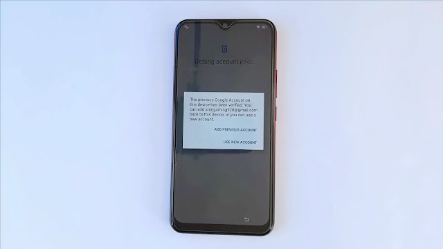 Here select option according to you how to bypass pattern lock after Hard reset
