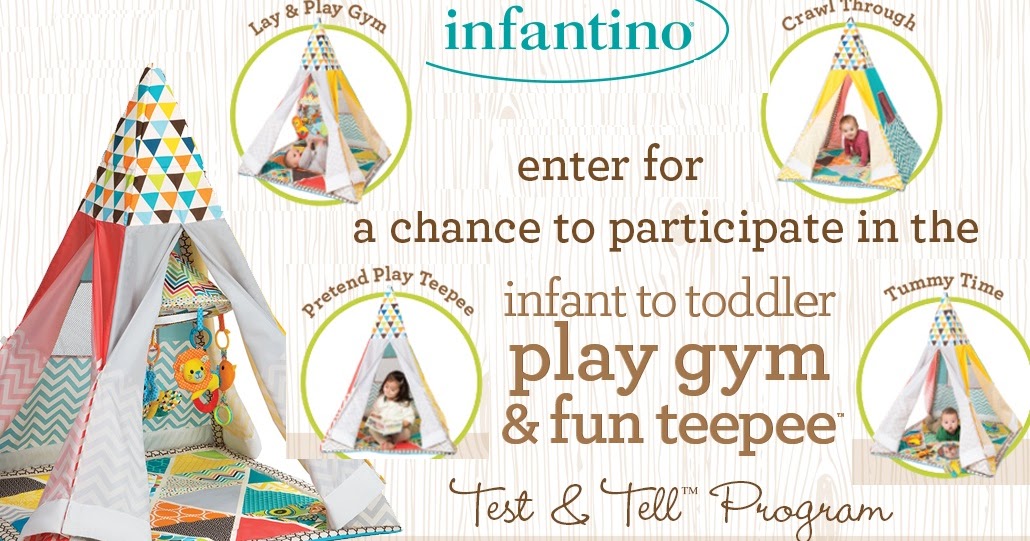infantino play gym teepee
