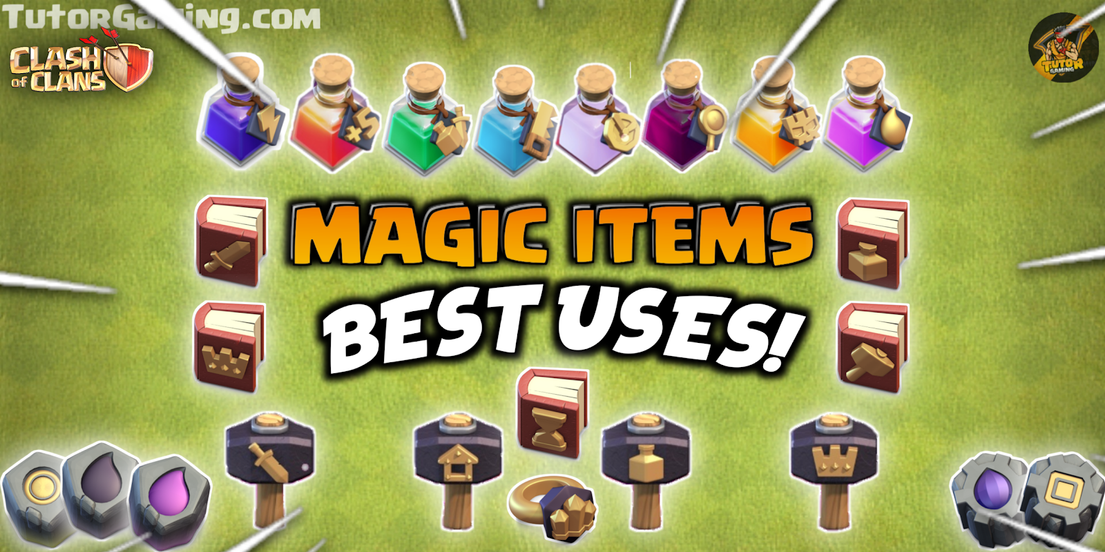How To Get Magic Items In Clash Of Clans Best Uses of All Magic Items Explained ( Clash Of Clans)
