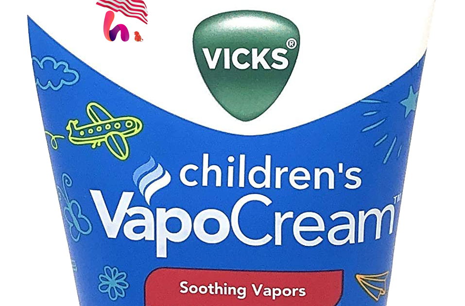 Kem Vicks VapoCream Children ấm ngực và làm dịu Hàng Mỹ Xách Tay