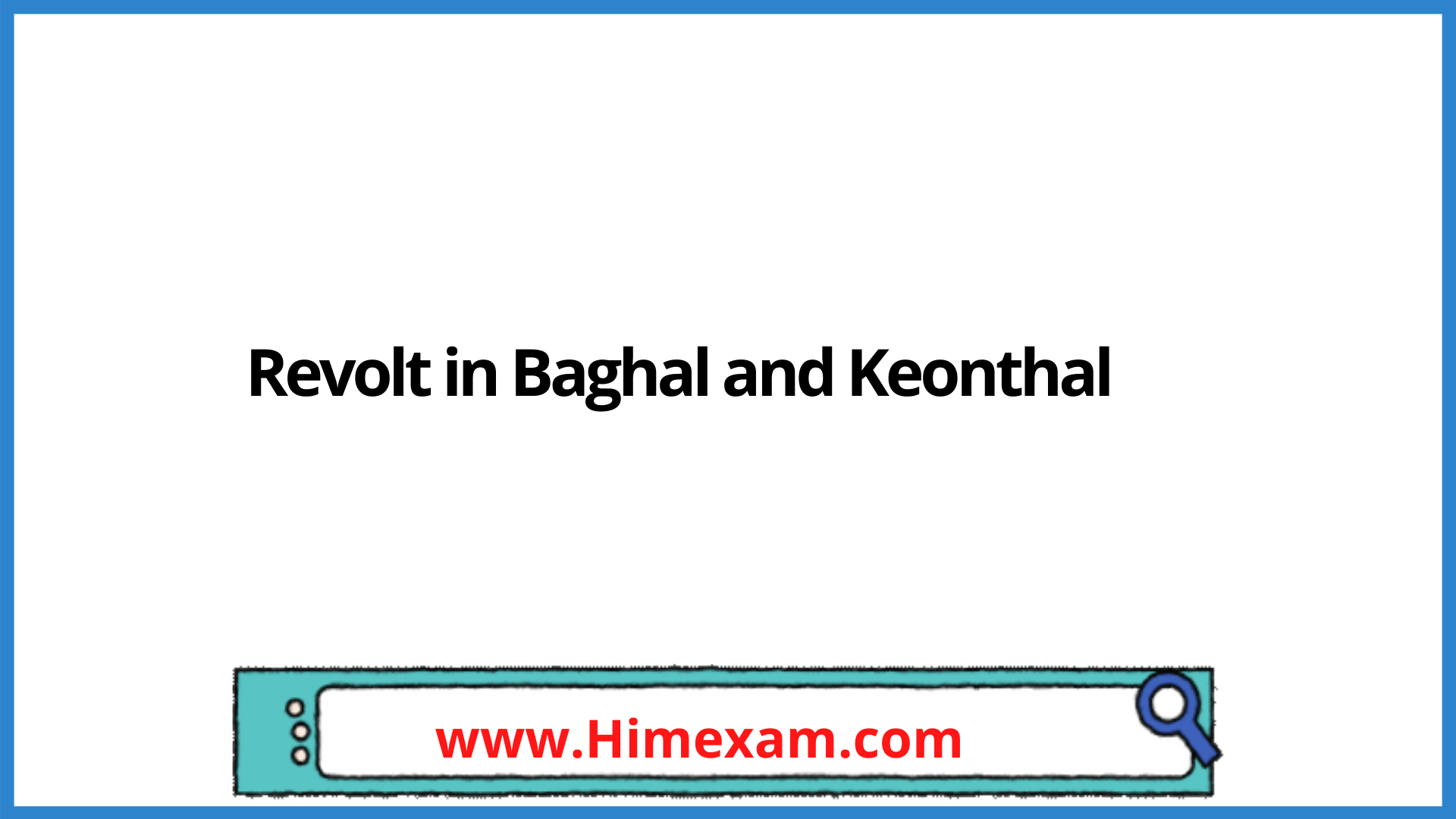 Revolt in Baghal and Keonthal