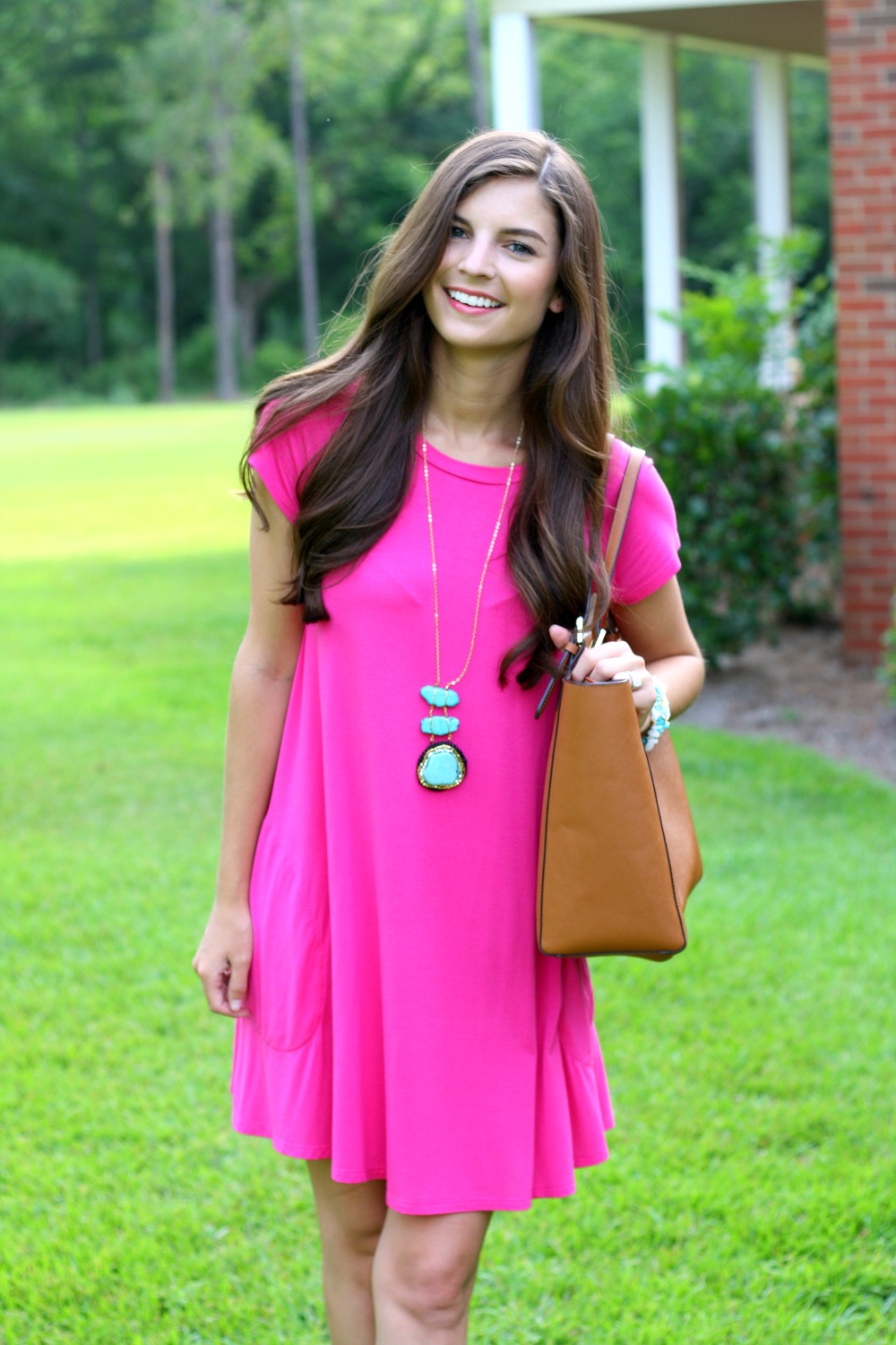 Chasing Abigail Lee The Comfiest Little Pink Dress