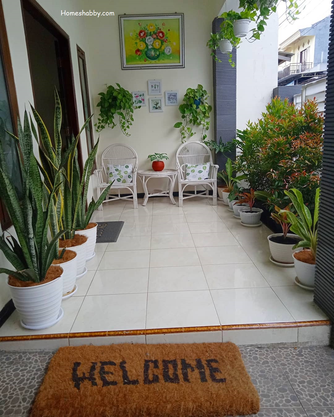 6 Inspirasi Desain Taman Teras Rumah Paling Sejuk ~ Homeshabby.com