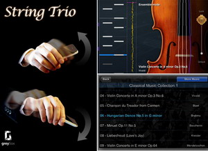 String Trio - application to turn your iPhone into an air violin