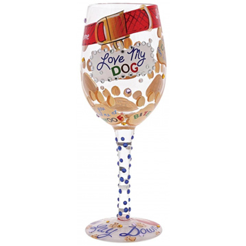 Hand Painted Wine Glasses For Pet Lovers