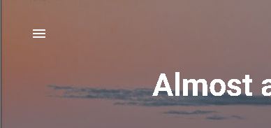 The hamburger menu button on the new Google Blogger themes The hamburger menu button on the new Google Blogger themes