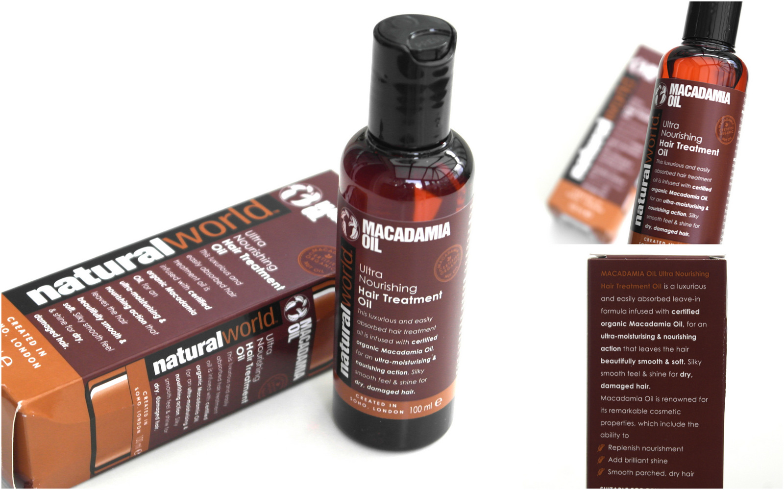 Natural World Macadamia Hair Treatment Oil