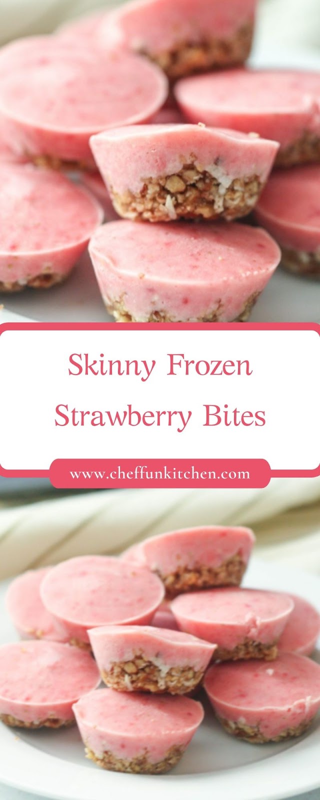 Skinny Frozen Strawberry Bites