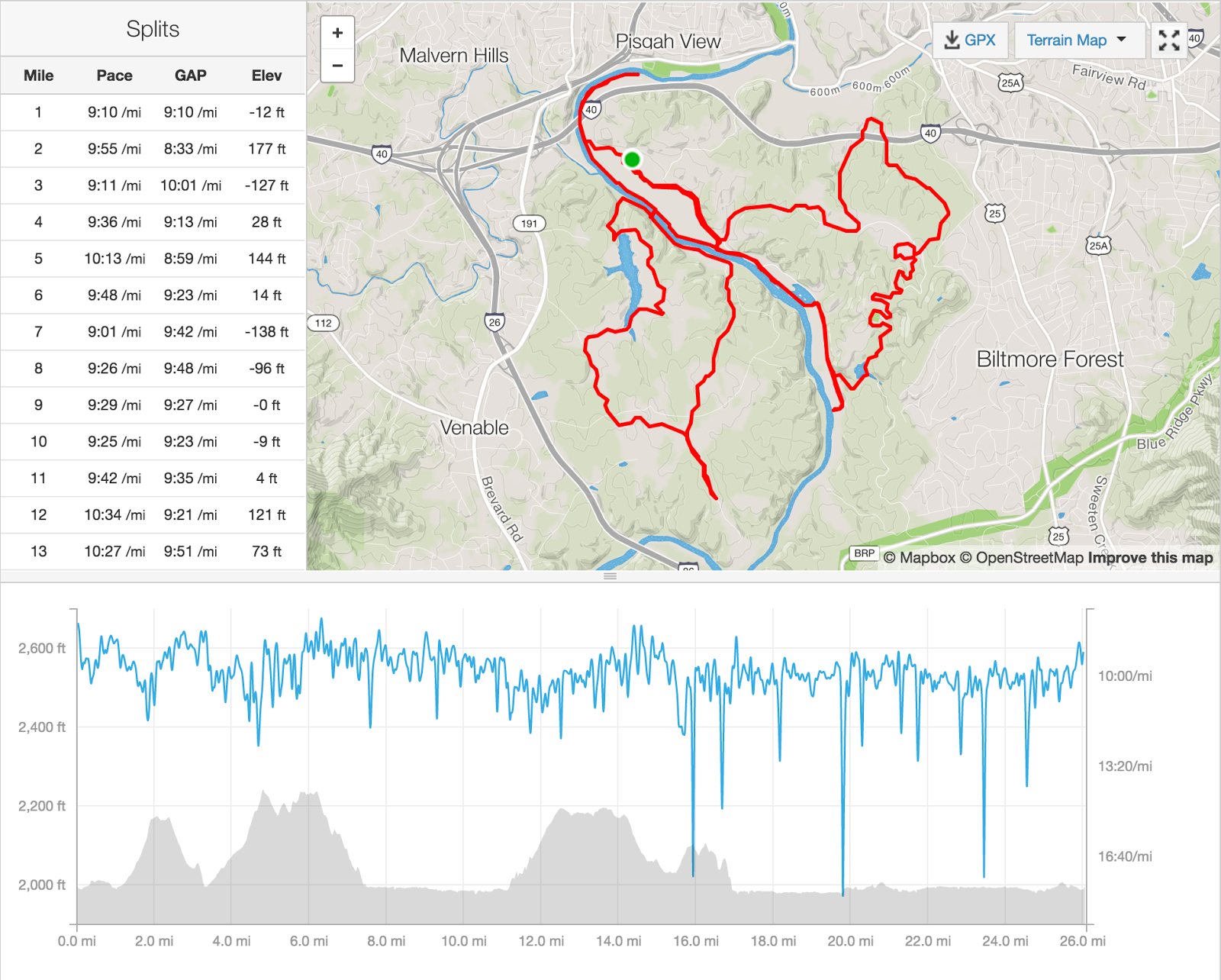 Wolfie (Kurt) Runs 2016 Biltmore Backyard to Vineyard Challenge