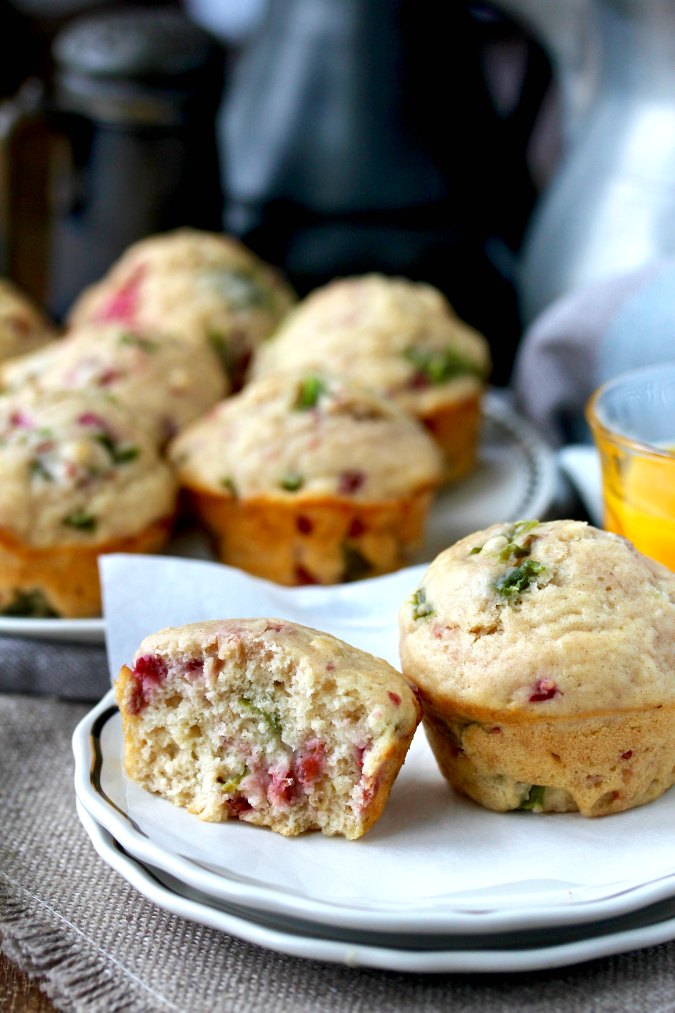 Chile and Raspberry Muffins