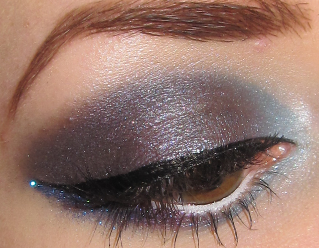 Glitter is my Crack: Blue, Blackened Purple and Blue + Glitter Eye ...