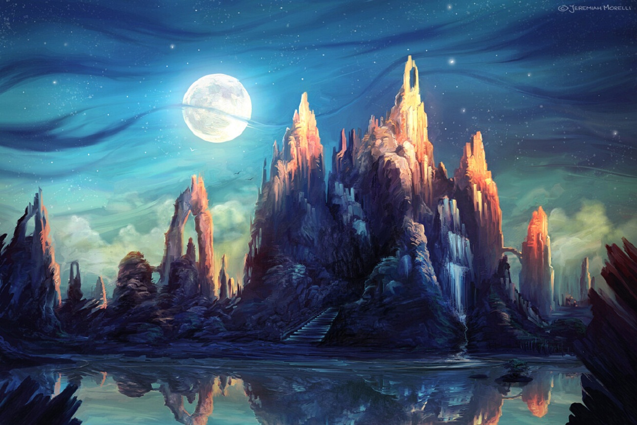 The Magic cafe Сказочные иллюстрации Jeremiah Morelli